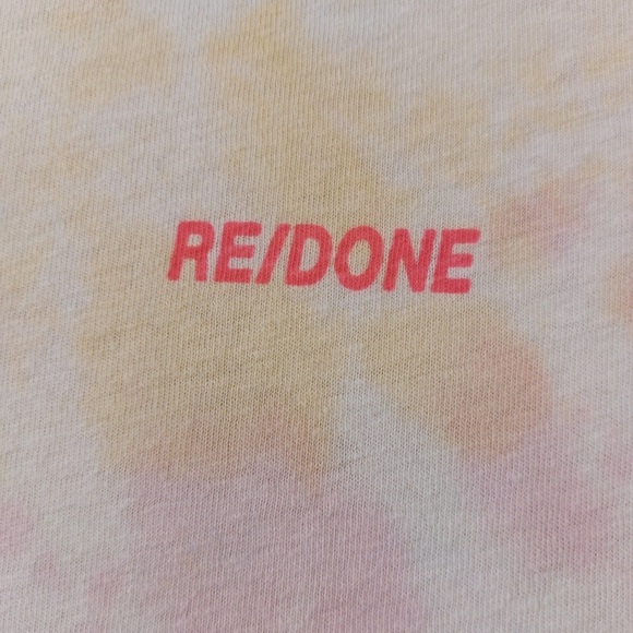 𝅺RE/DONE Tie Dye T Shirt Classic - Picture 7 of 7